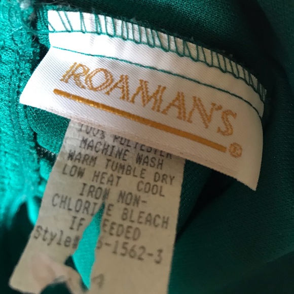 Vintage green skirt - super cute ! - Picture 2 of 2